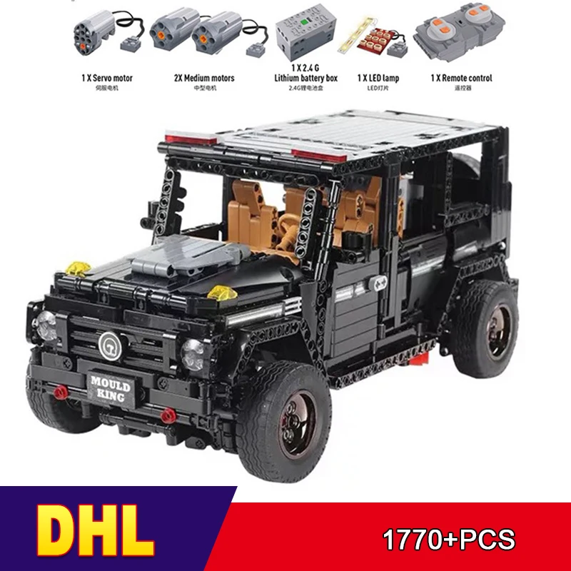 

DHL Technic 13070 Compatible Technik G5500 RC Motors Car Sets Building Blocks Bricks Educational Toys
