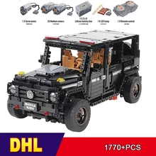 DHL Technic 13070 совместимый Technik G5500 RC двигатели автомобильные наборы строительные блоки кирпичи развивающие игрушки