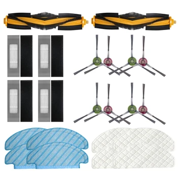 

Hepa Filter Roller Brush Mop Cloths for Ecovacs Deebot Ozmo T8 Vacuum Cleaner Side Brushes Cleaning Disposable Rags