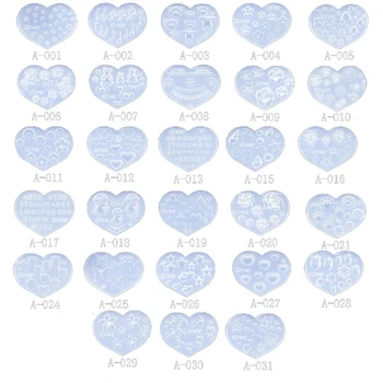 

28Pcs Mini Size Nail Art Silicone Mold Leaves Flower Animals Template Acrylic Gel Tools Resin Mold Jewelry Making Tools