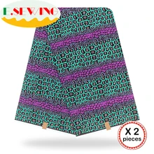 Анкара африканская вощеная ткань принтом 12 ярдов хлопок настоящий голландский воск Гана нигерийский стиль для шитья африканские платья одежда 12