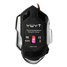 Черный светодиодный оптический USB Проводная игровая мышь Мыши 3200 dpi аксессуары для ПК ноутбука