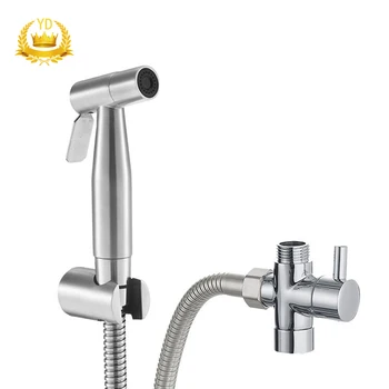 

Stainless Steel Toilet Spray Gun Set Toilet Hand Held Bidet Faucet Sprayer Bidet Set Sprayer Gun Toilet Spray For Bathroom YDHS