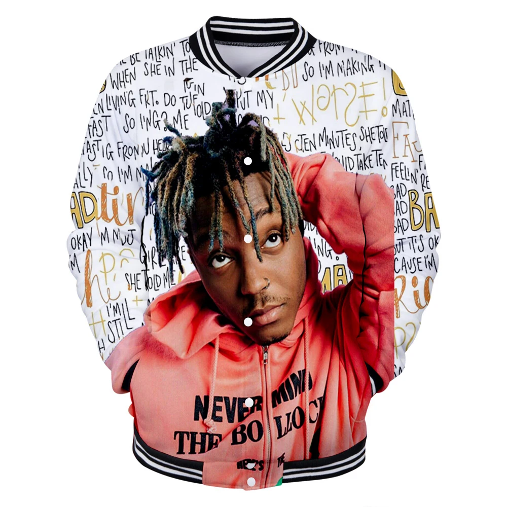 Juice WRLD 3D Print Clothes Baseball 