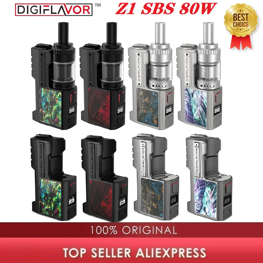 Набор для вейпа Digiflavor Z1 SBS с одной батареей 18650 максимальная мощность 80 Вт