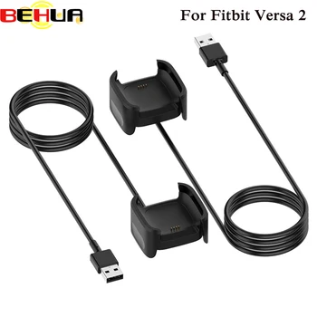 

1M Replaceable USB Charger For Fitbit versa 2 Charge Smart Bracelet USB Charging Cable for fitbit versa2 Wristband Dock Adapter