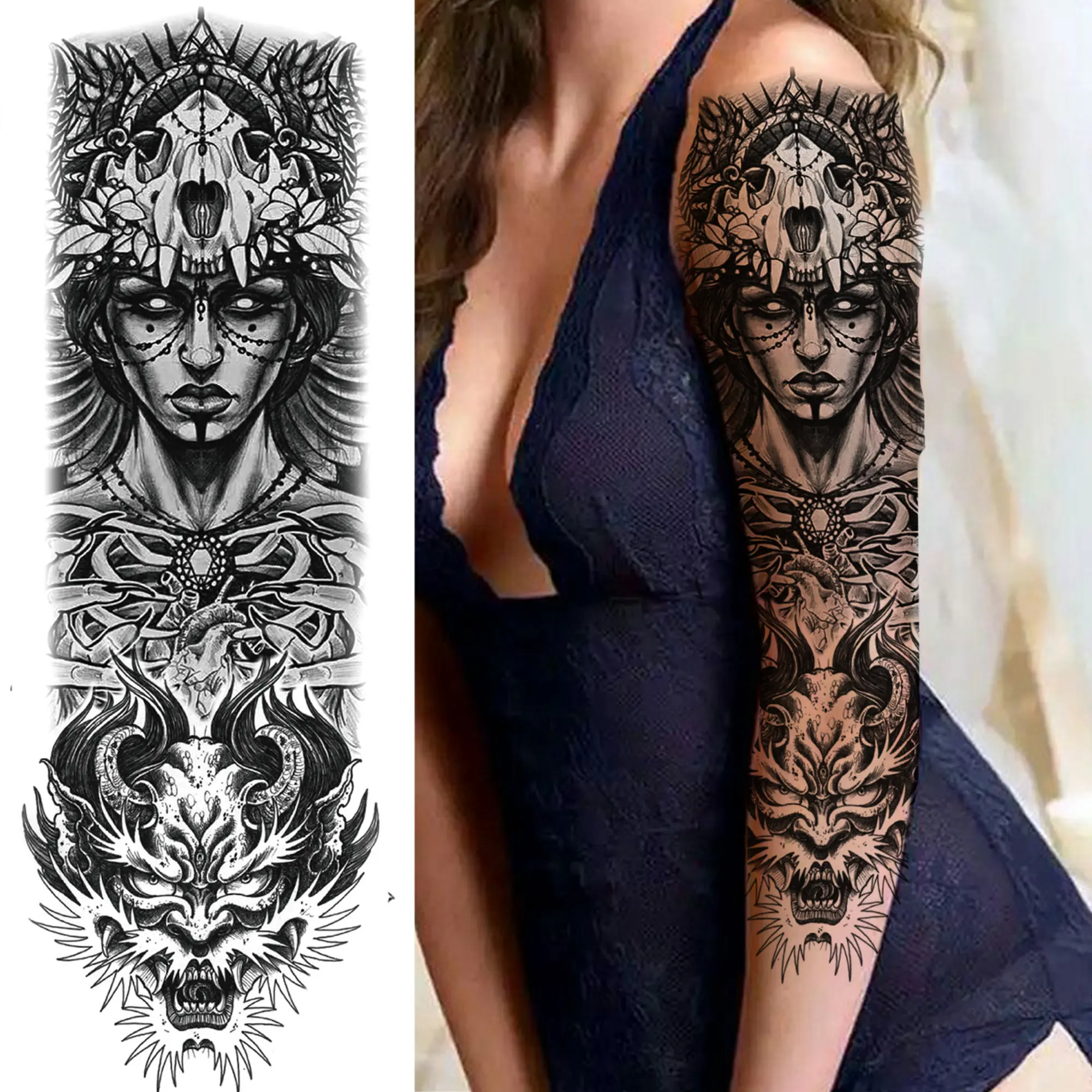Black Panther Tattoo On Sleeve