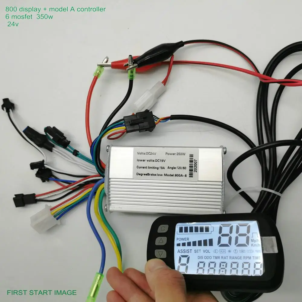 24v36v48V250W350W BLDC контроллер скорости двигателя + ЖК дисплей для MTB - Цена: 3 558,44 руб.