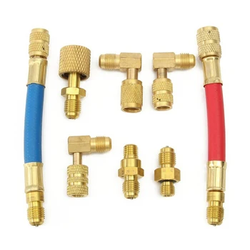 

Automotive Air Conditioning Adapter CT-138 Multi Purpose Adapter R134a R12 Connector 8 pcs suit