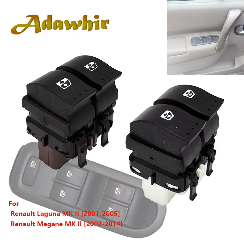 8200315042 8200315040 Control Window Switch Lifter Button Front Left for Renault Espace IV Grand Scenic II | Автомобили и