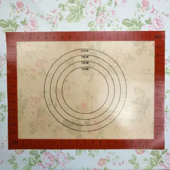 

30 * 40cm Silicone Pad Platinum Silicone Macarons Silicone Baking Mat Non-stick Temperature kao xiang dian