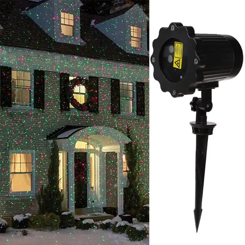 

LED Red Green Laser Light With IR Remote Control Pattern Projection Stage Lamp
