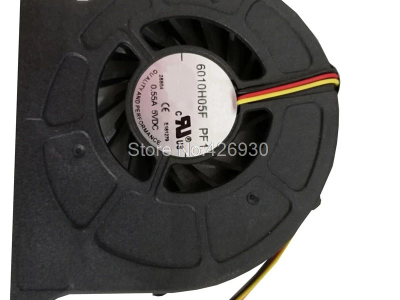Вентилятор охлаждения процессора ноутбука MSI CR600 EX620 EX623 EX628 EX630 6010H05F PF1 0.55A 5VDC |