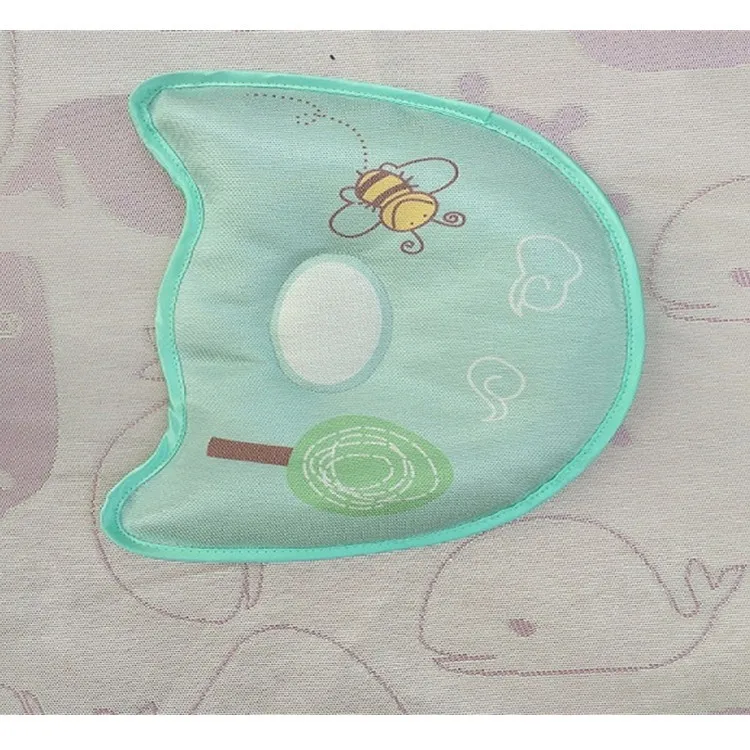Подушка для малышей летние дни для новорожденных 0-1 лет охлаждающая подушка из вискозного волокна впитывающая пот дышащая правильная подушка для малышей