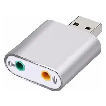 

USB 7.1 External Sound Card USB to Jack 3.5mm Headphone Microphone Audio Adapter Computer Independent Sound Card For Win Linux