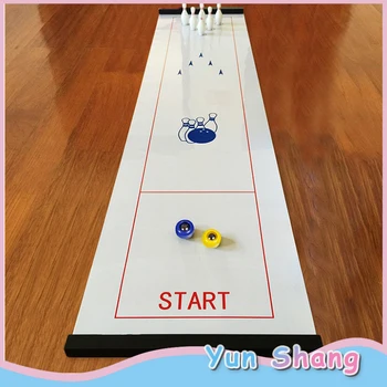 

Mini Bowling Toy Set Tabletop Games for Families Home Entertainment Tabletop Bowling Game Fun For Kids Family Games