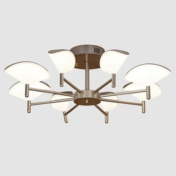 

Surface Mounted 220 Volt Chandelier Pop Classic Gold Color Modern Decorative Fancy Led Ceiling Lights hanging lamp