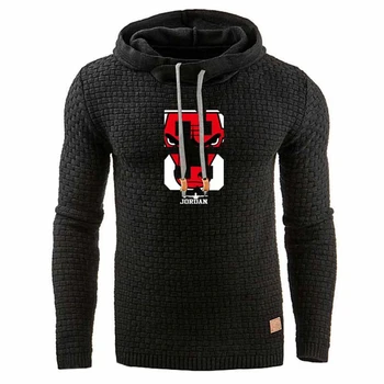 

Spring Autumn Men’s Hoodies Casual Sweatshirts personality 23 Printed Long Sleeve Pullover Tops High Quality Jacquard Hoodies