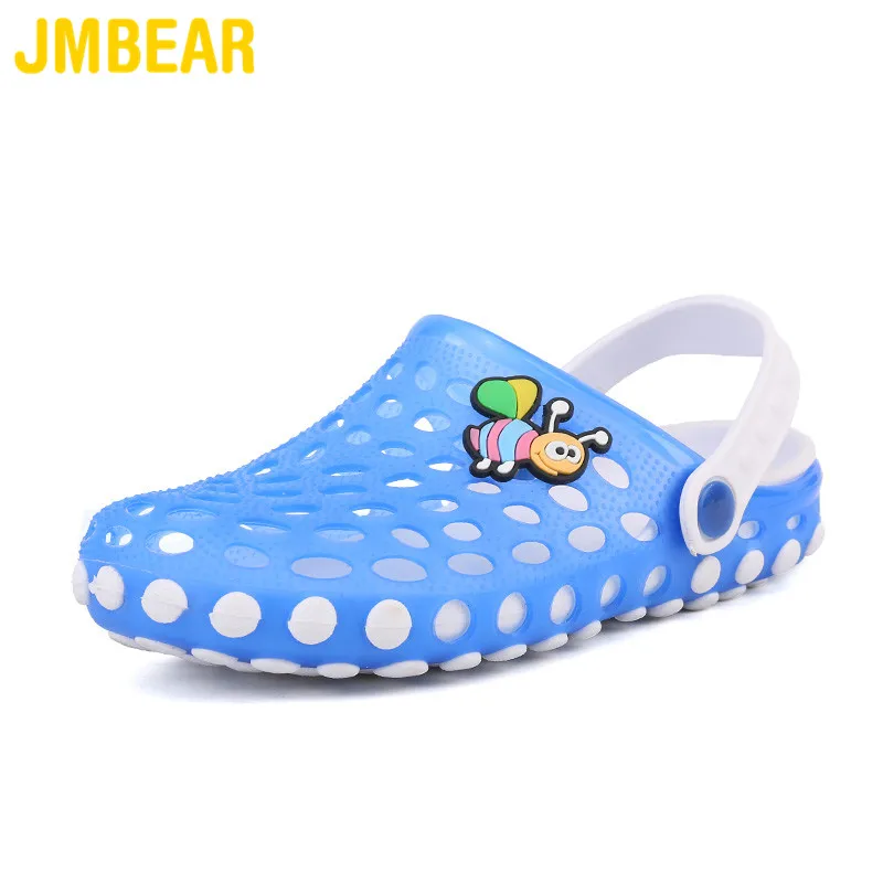 JMBEAR/детская обувь Нескользящая дышащая с дырками для родителей и детей летние