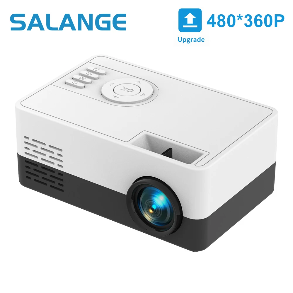 Mini Projector Salange Video-Beamer 1080P J15 USB Audio 480x360 Supported Pixels Hdmi-Compatible