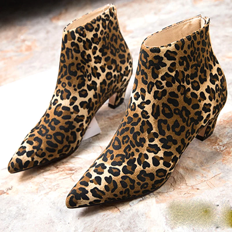 

winter Shoes Women Ankle Boots casual ladies Chelsea Boots Ladies Casual Thin Heels Shoes Fashion Comfortable Female 35-41boots