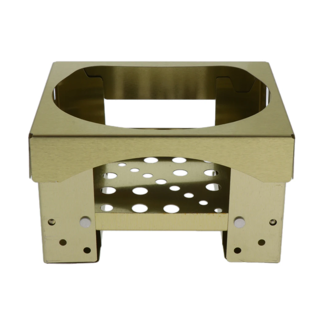 Alcohol Stove Mini Pocket Portable Outdoor Camping Folding Spirit Furnace Lightweight Outdoor Cooker