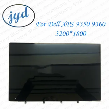 

Free shipping 13.3" Laptop lcd Screen display QHD LCD Screen Replacement with touch LQ133M1JW21 For Dell XPS 9350 9360