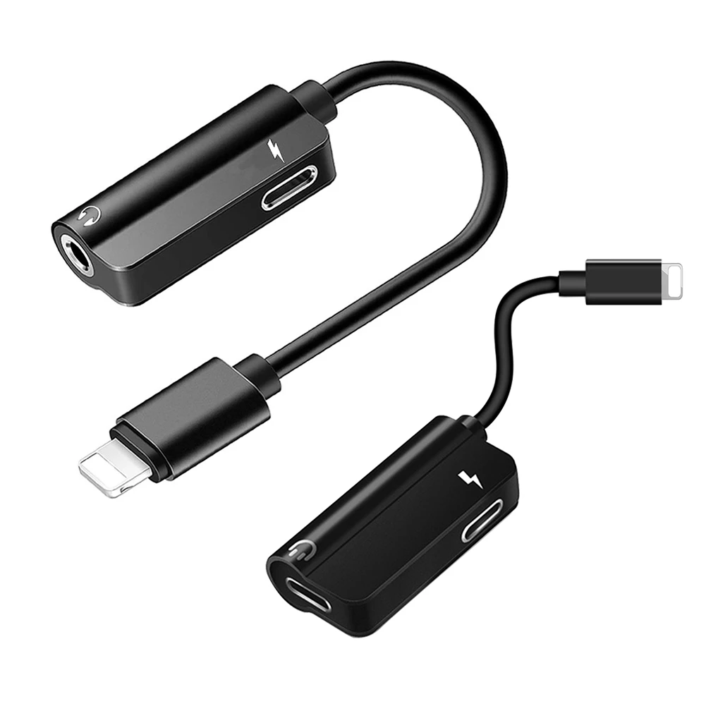 

For iPhone Adapter 3.5mm Charger and Headphone Adapter for iPhone 8/8 Plus / 7/7 Plus / X / XR / XS / XS Max Dongle Charge
