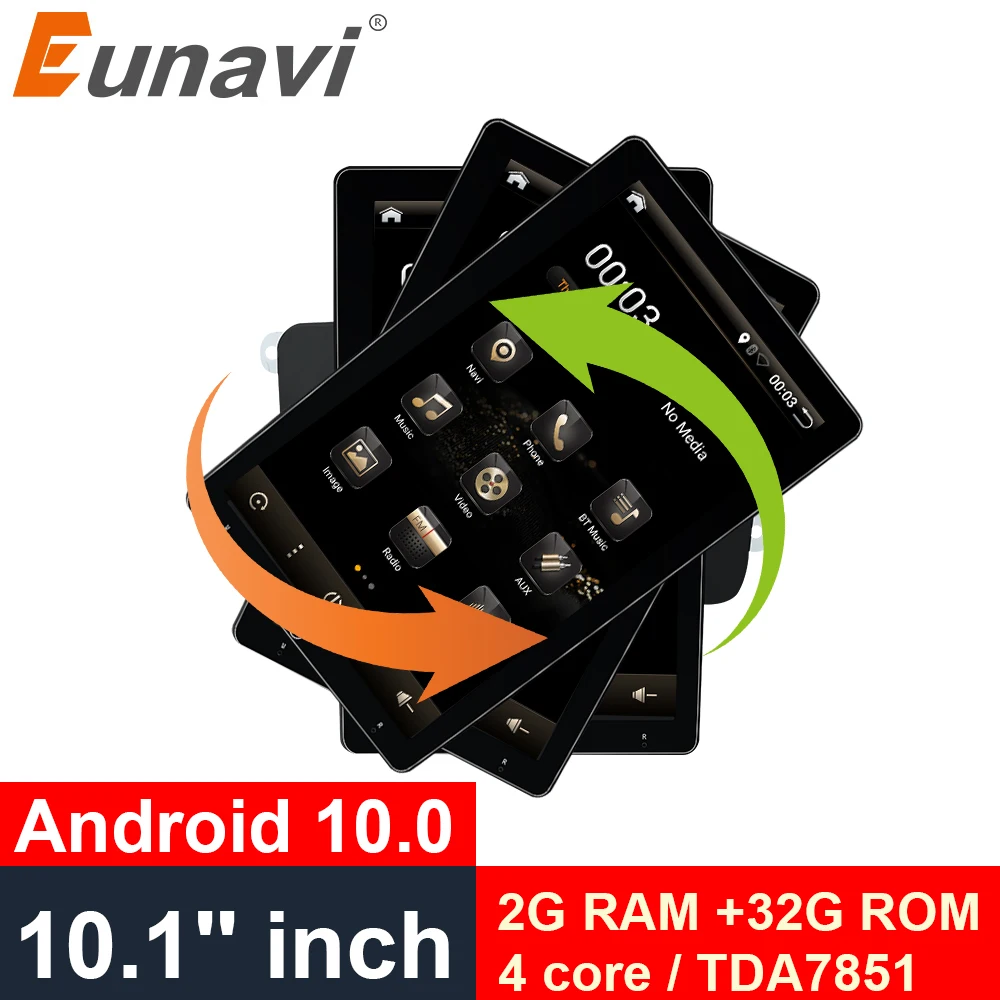 Eunavi 2 DIN Android автомобильное радио для VW Passat B6 CC Polo GOLF 5 6 Touran Jetta Tiguan Magotan Seat