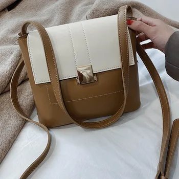 

2020 New High Quality PU Leather Shoulder Bag For Women Women's Crossbody Bags Fashion Women Handbag Designer Handbags Flip Bag