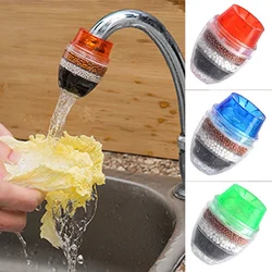 Kitchen Faucet Tap Water Purifier for Household 5 Layers Water Purifier Filter Activated Carbon Filtration Mini Faucet Purifier