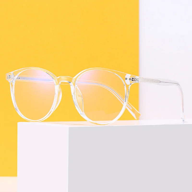 

Transparent Clear Glasses Women Men Vintage Round Glasses Frame Optical Myopia Prescription Eyeglasses Frames Eyewear Oculos