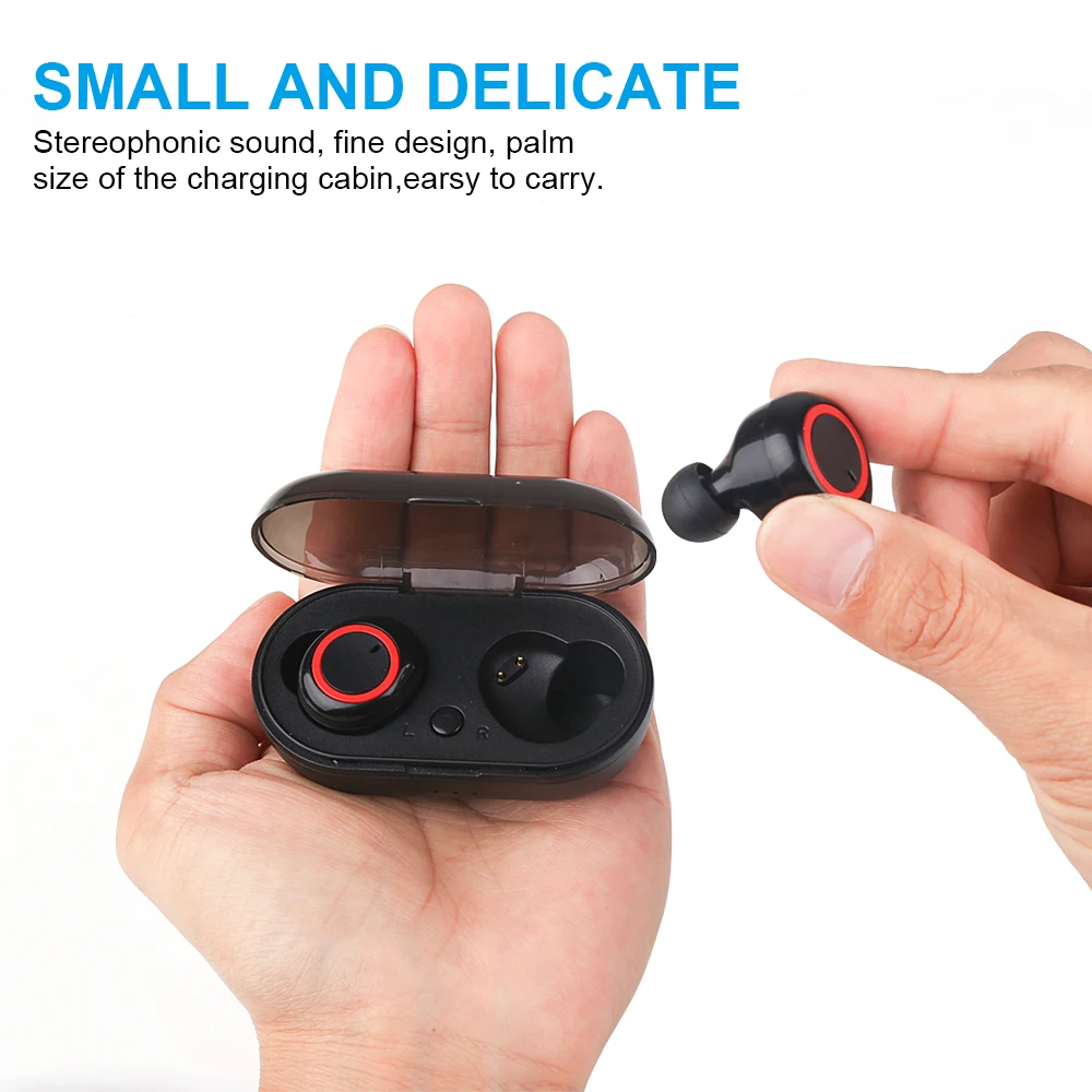 Wireless Bluetooth Headphones Earbuds Stereo Headphones Super Bass Headset Microphone Compatible with All Bluetooth Devices