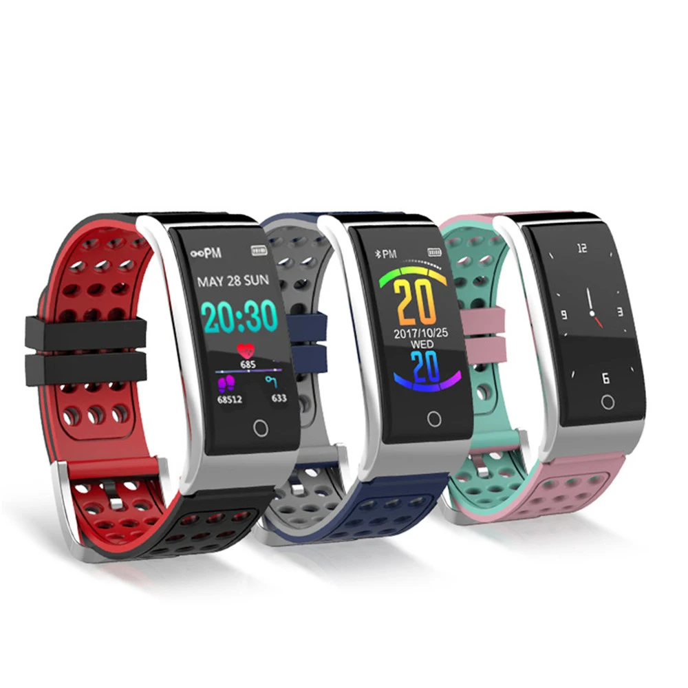 

E08 Smart Bracelet ECG PPG Blood Pressure Measurement Fitness Tracker Watch Bracelet Waterproof Heart Rate Monitor Women