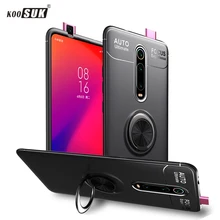 Чехол для Xiaomi Mi 9T mi9t, чехол Redmi K20 Pro, задняя крышка, мягкий силиконовый чехол, Автомобильный кронштейн, ударопрочный, вращающееся кольцо, подставка, корпус для телефона