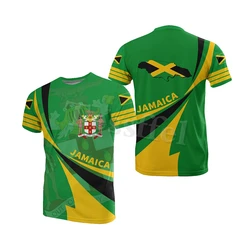 Tessffel Jamaica Lion Emblem Summer New Fashion 3D Print Tops Tee Tshirt Men Women Short Sleeve T shirt Streetwear Style-17