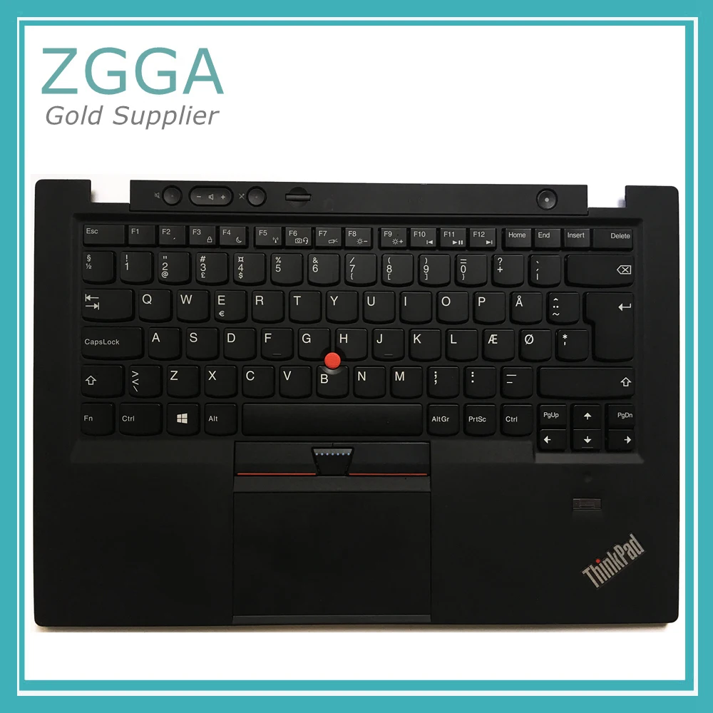 Восстановленный чехол для lenovo ThinkPad X1 Carbon Gen 1st 34XX palmest, верхний чехол, Великобритания DEN клавиатура, тачпад 00HT009