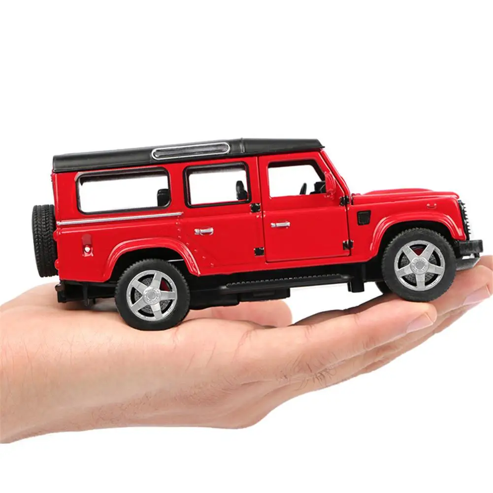 Детские игрушки 1/32 детская модель игрушечный автомобиль для Land Rover Defender сплав модель автомобиля Acousto-optic автомобиль игрушка