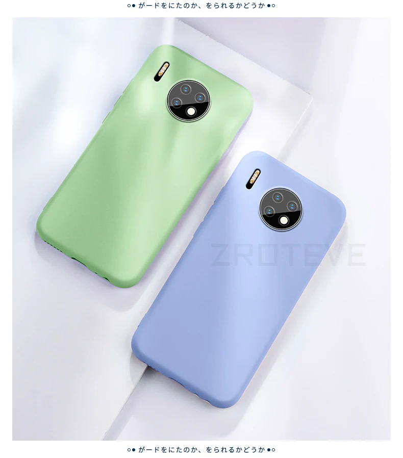 Mate 30 Pro Чехол ZROTEVE жидкий силиконовый чехол для huawei mate 30 Lite чехол mate 30 мягкий чехол для huawei mate 20 Pro Lite X Чехол
