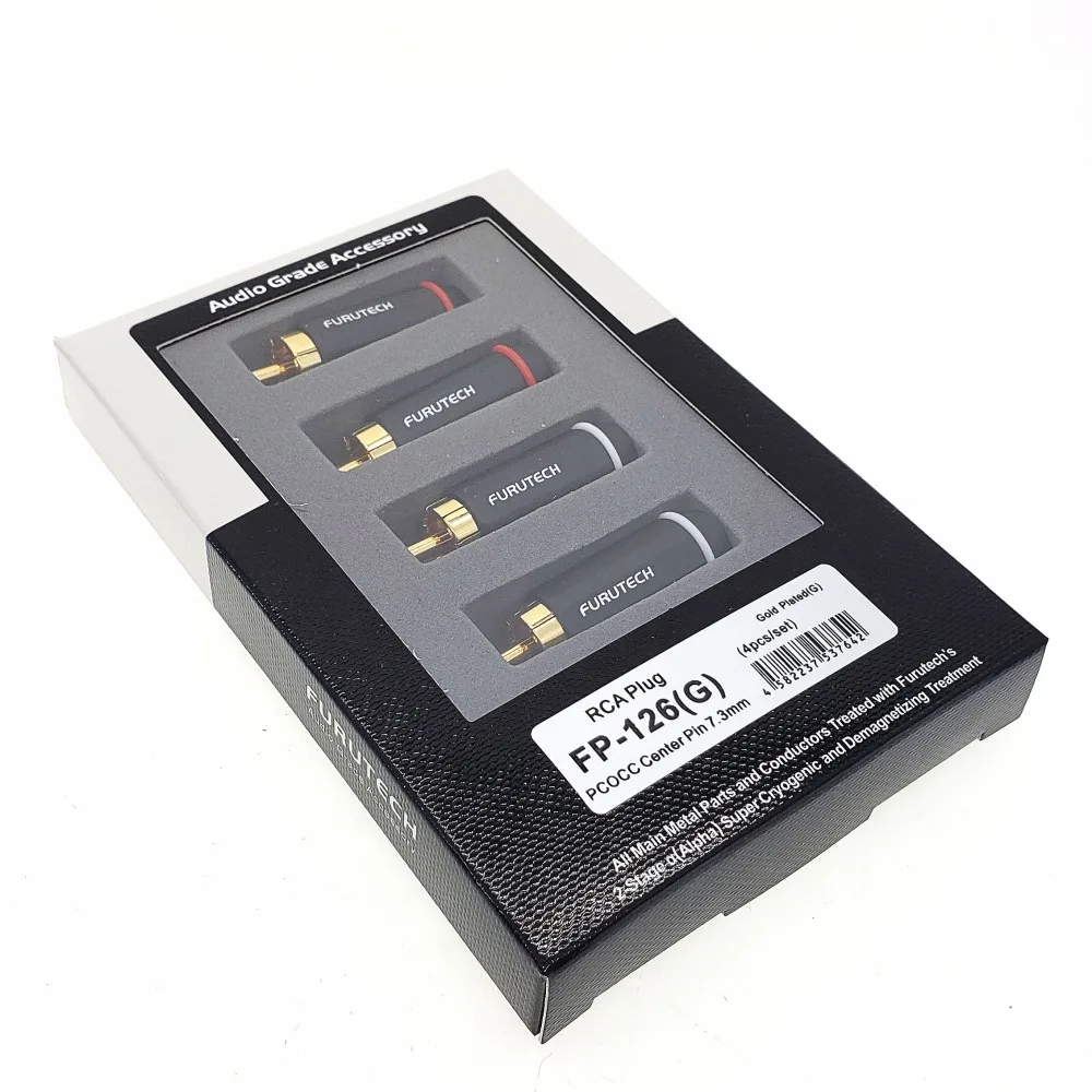FURUTECH FP 126(G) RCA разъем Родий/позолоченный 126 (R) PCOCC Центральный штифт hifi hi end