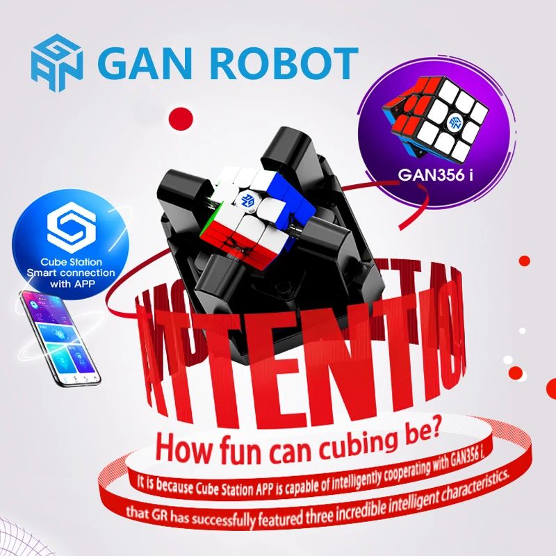 Робот-Ган и Gan356i 3x3x3 Magic speed Cube станция приложение Gan 356 i онлайн соревнования GAN356 i головоломка Cubo Magico Gans Кубики Игрушки