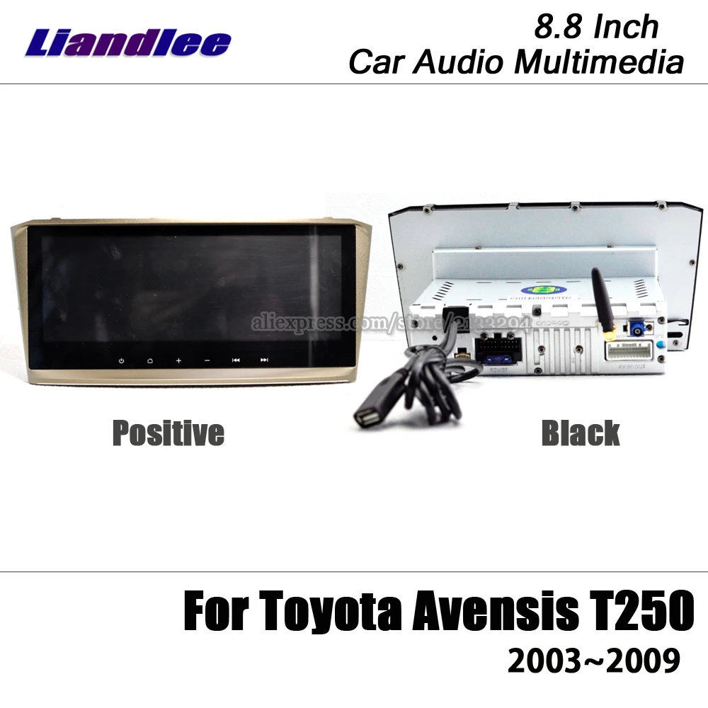 Автомобильный мультимедийный плеер 8 дюйма на Android для Toyota Avensis T250 2003 2009 стерео