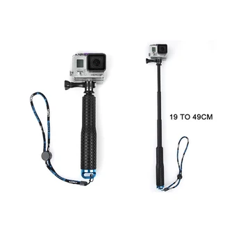 

Extendable Pole Selfie Stick Handheld Monopod for GoPro hero 2 3 3+ 4 5 6 7 8 SJCAM XiaoYi Action Camera Accessories
