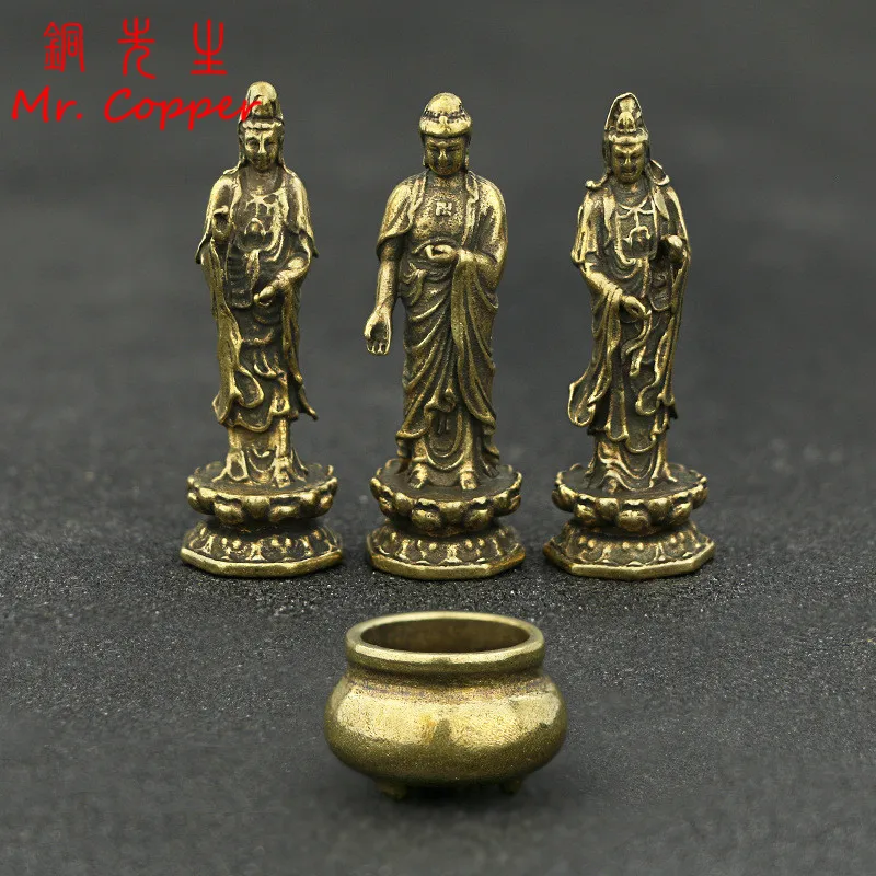 Статуя из чистой искусственной кожи статуэтка Гуаньинь Бодхисаттва амитбха