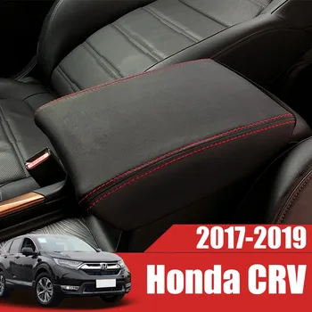 

Car Center Console Armrest Box Cover DIY Microfiber Leather Protection Pad For Honda CRV CR-V 2017 2018 2019