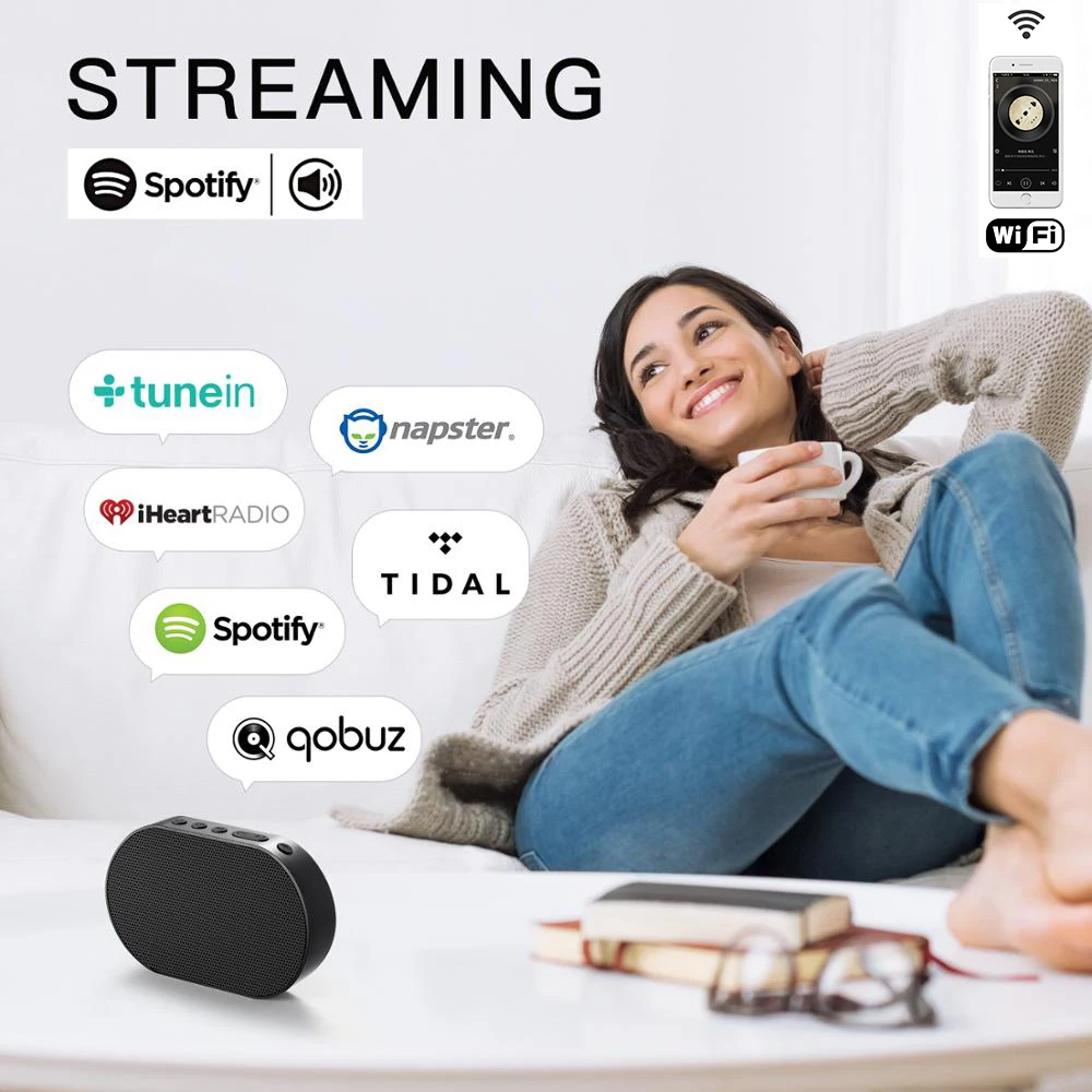 GGMM E2 Bluetooth Speaker WIFI Wireless Speakers