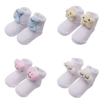 

Winter Baby socks Cartoon indoor floor socks for boys and girls newborn cotton cartoon baby leg warmers Anti-baby step socks