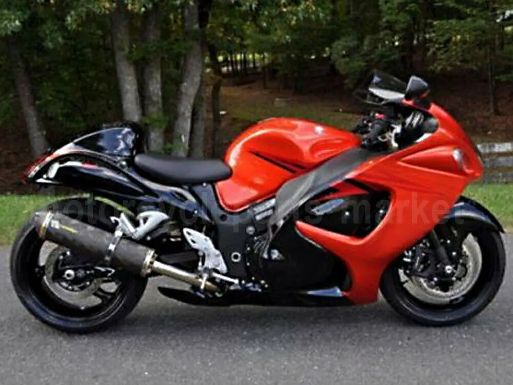 Оранжевый мотоцикл обтекатели комплект для Suzuki Hayabusa 2008- GSXR1300R ABS пластик литья под давлением обтекатель кузова