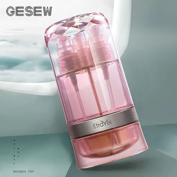 

GESEW 6 in 1 Shampoo Storage Box For Bath Small Sample Containers Portable Travel Set Packing Press Bottle Bathroom Accessories