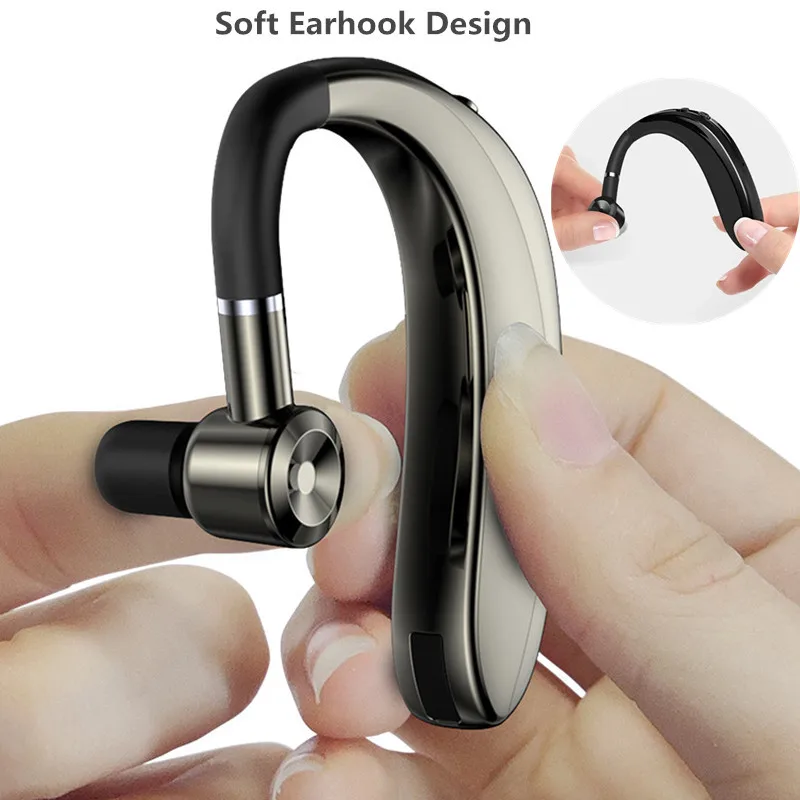 Bluetooth Headset Bluetooth 5 0 Earpiece Handsfree Headphones Mini Wireless Earphone Earbud Earpiece For iPhone xiaomi Samsung